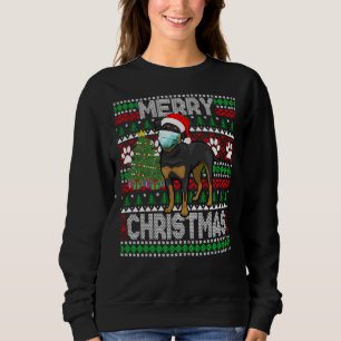 God jul 2020 Cute Rottweiler Hund Wearing T Shirt