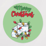God jul 2020 - Papper utgåva av toalett Klistermärke<br><div class="desc">Juldesign,  perfekt för alla som kommer att tillbringa jultid i karantän! Toilet papper med julillustrationen ljus inför jul 2020,  karantäntemetdesign. Öka stil och rymden med denna 2020 inspirerade konst! Underbar gåva till familjemedlemmar,  vänner i karantän,  social avstånd mästare och människor som kärlek jul.</div>