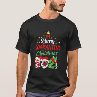 God jul 2021 Reindeer Funny Pajamas Family T Shirt