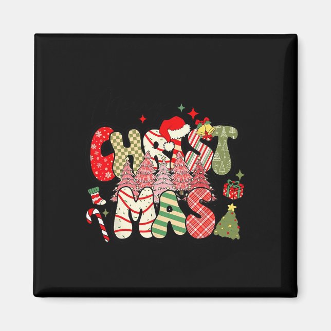 God jul 2024-familjens julklapp magnet (Framsidan)