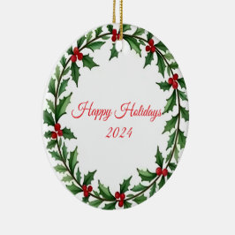 God Jul 2024 | Julkransprydnad Julgransprydnad Keramik