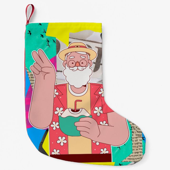 God jul 2024 liten julstrumpa (Framsidan)