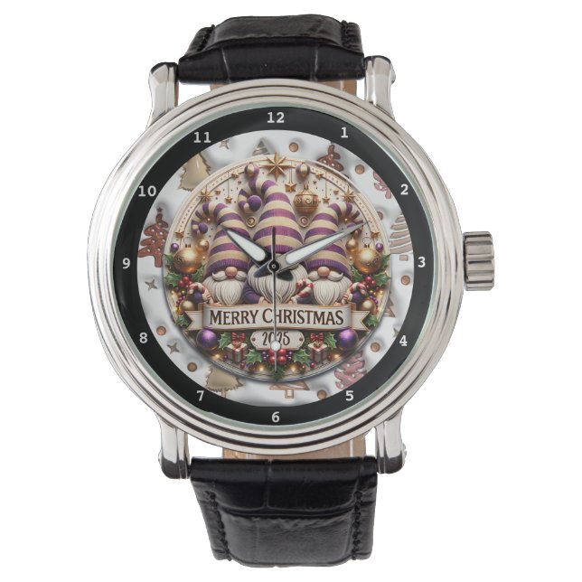 God Jul 2025 Tomtar  Armbandsur (Framsida)