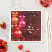 God jul 20XX Lägg till textår Red Rosa Brown