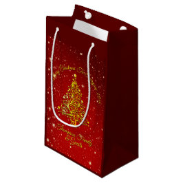 God jul 20XX Red Guld Träd Stars