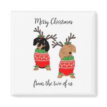 God jul 2 avvisade Dachshunds