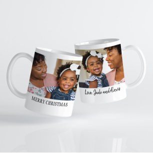 God Jul 2 foto Familjefarförälder Kaffemugg