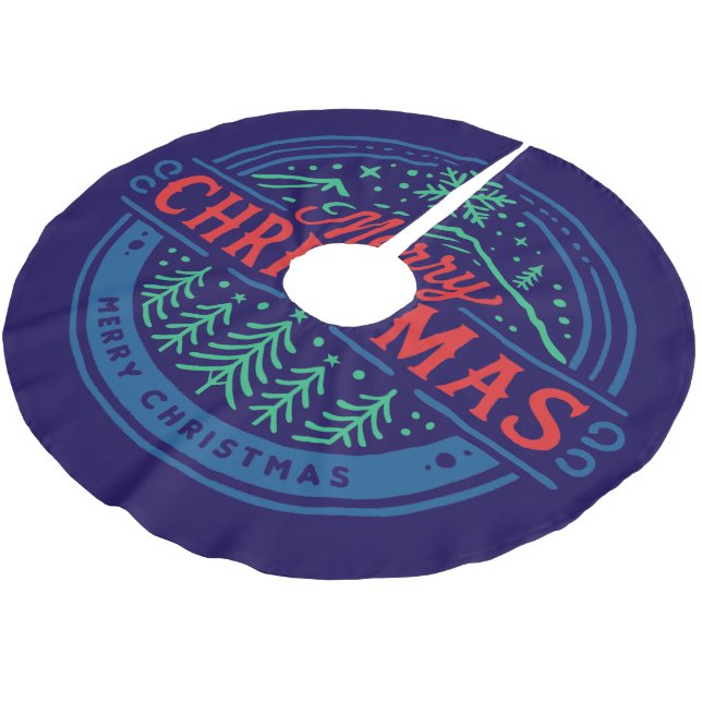 God Jul 2 Julgransmatta Borstad Polyester (Vinklad)