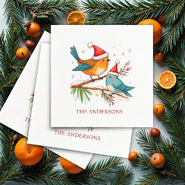 God jul 2 Loving Birds jul Party Pappersservett