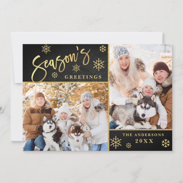 God jul 2 PHOTO Hälsning Julkort (Framsida)