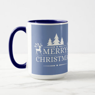 God jul 2 ton Mugg-Blue Mugg