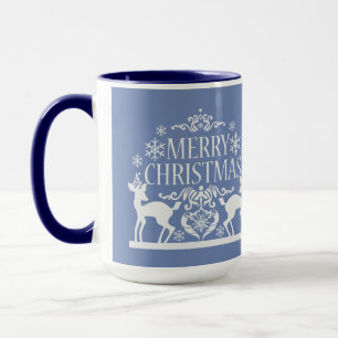 God jul 2 ton Mugg-Blue Mugg