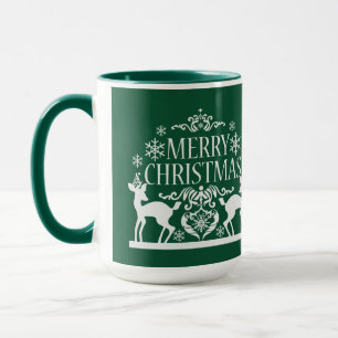 God jul 2 ton Mugg-Grönt Mugg