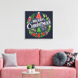 God Jul 3 Canvastryck