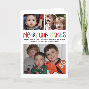 God jul 3+-fotokort, Personlig för Helgdag Helgkort