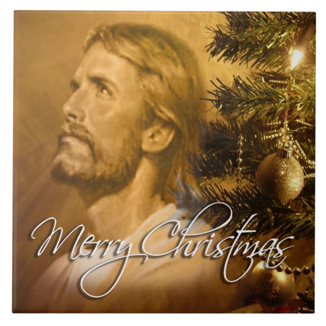 God jul 3-panel kakelplatta (Framsidan)