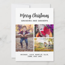 God jul 3 Photo Collage Grandparent Holid