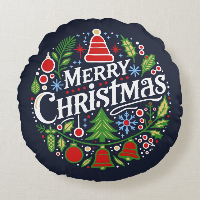 God Jul 3 Rund Kudde (Framsidan)
