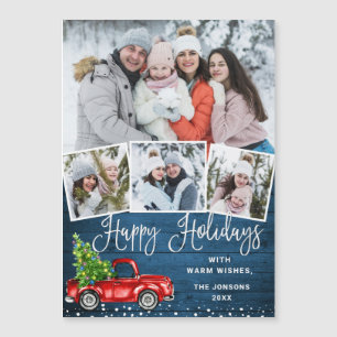 god jul 4-FOTO-Helgdag-magnetiskt kort