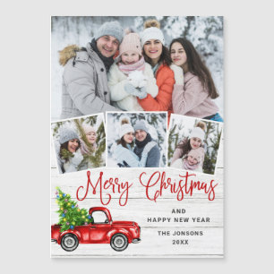 God jul 4-FOTO-Helgdag-magnetiskt kort