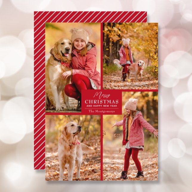 God jul 4 Fotokollage Julkort (Skapare uppladdad)