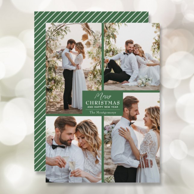 God jul 4 Fotokollage Julkort (Skapare uppladdad)