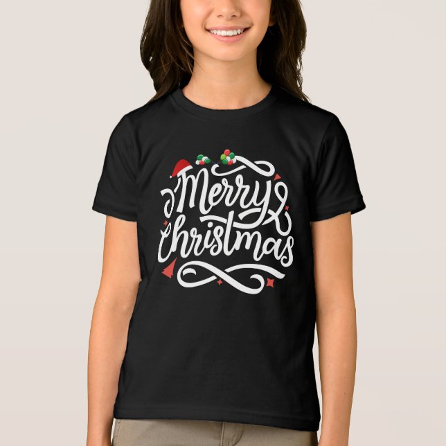God jul-61039 t shirt (Framsida)