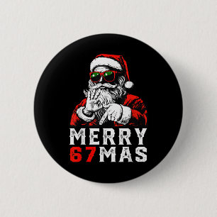 God Jul 6 7 Meme Rolig Tomte 67 Hand Jul  Knapp