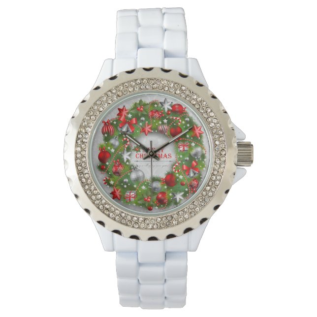 God jul 74C-alternativ för bevakning och numrering Armbandsur (Framsida)