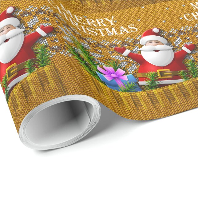 God jul 98 Bildalternativ Figursätta Pappert Presentpapper (Rullad Hörn)