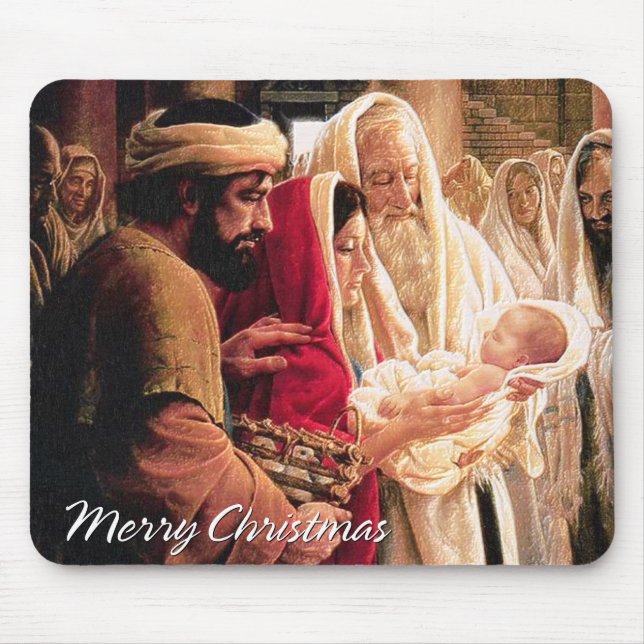 God jul A1 Mousepad Musmatta (Framsidan)