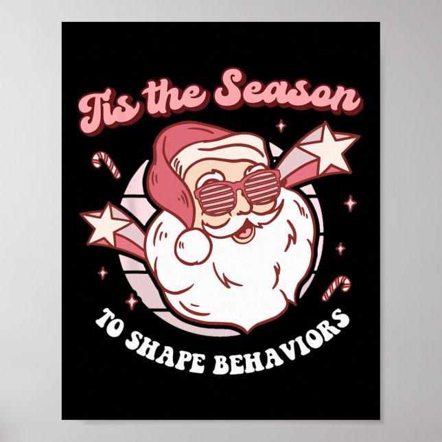 God jul Aba Behavior Therapy Retro Technician SA Poster (Framsidan)