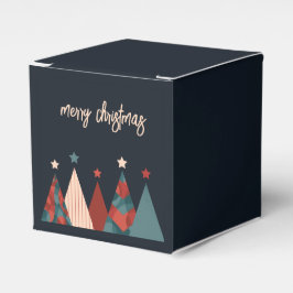 God jul abstrakt julgranar presentaskar