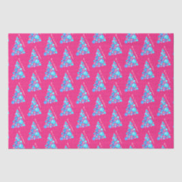 God jul Abstrakt Lila Stora Träd