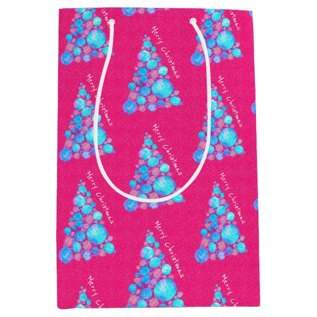 God jul Abstrakt Lila Träd Helgdag (Framsidan)