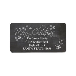 God jul-adressetikett adressetikett