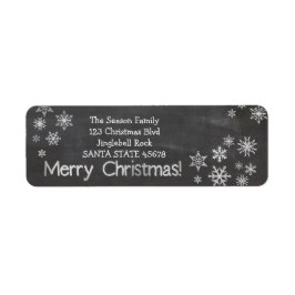 God jul-adressetikett returadress etikett