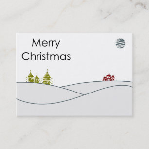 God jul Affärskort Visitkort