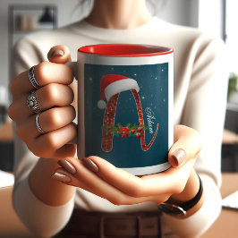 God jul alfabet _A_ Mugg
