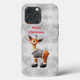 God jul älg som bär en hatt