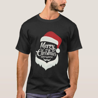 God jul all Typography Black Manar T Shirt