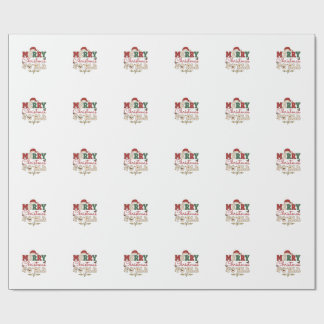 God Jul Alla Tomtehatt Blixtar Stjärnor Presentpapper