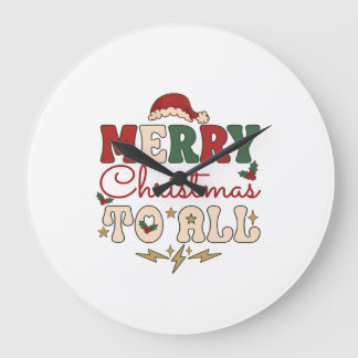 God Jul Alla Tomtehatt Blixtar Stjärnor Stor Klocka