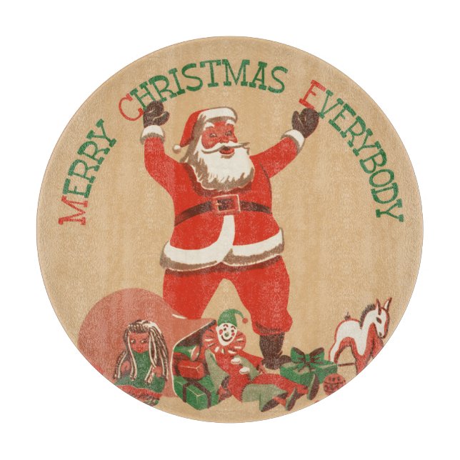 God jul alla! Vintage Jultomten (Framsidan)