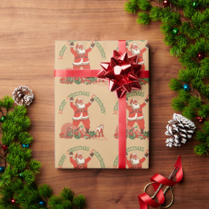 God Jul alla! Vintage Tomte Presentpapper