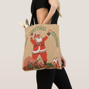 God Jul alla! Vintage Tomte Tygkasse