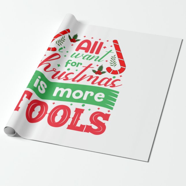 God jul allt jag vill ha i jul presentpapper (Utrullad)