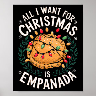 God jul allt jag vill ha jul Empanada Manar W Poster