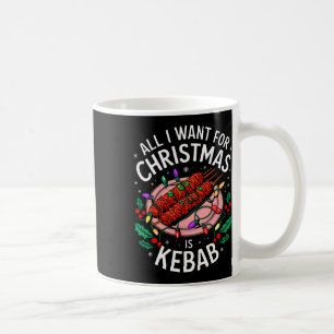 God jul allt jag vill ha till jultomten Kebab Mana Kaffemugg