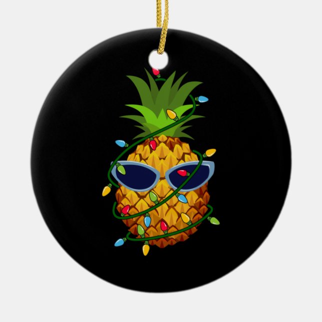 God jul Ananas Julgran Ljus Julgransprydnad Keramik (Framsidan)